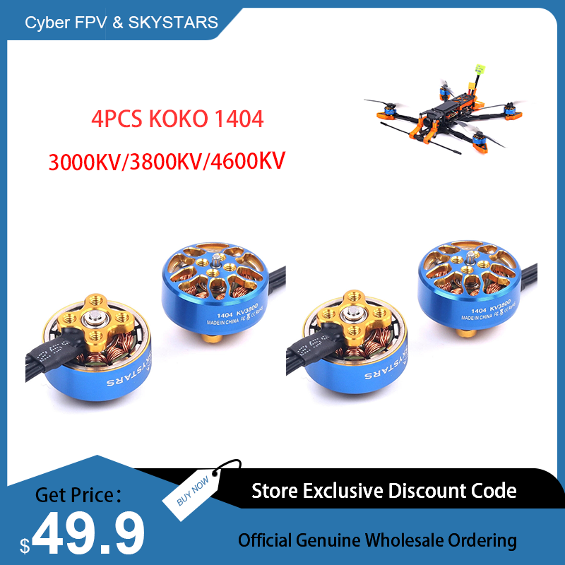 SKYSTARS KOKO 1404 3000KV 6S 3 - Radiomaster Ranger 2.4Ghz Elrs Module recensie en prijs